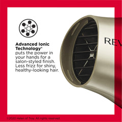 REVLON folded-handle dryer compacted for travel and convenient suitcase storage benefit
