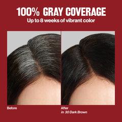 Revlon ColorSilk swatch for 57 Lightest Golden Brown displaying warm golden tone
