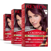 Revlon ColorSilk front packaging showing shade and clear usage benefit