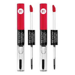 Revlon ColorStay Overtime Forever Scarlett front view showing vibrant red and secure applicator