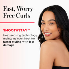 REVLON SmoothStay styling long hair to create smooth, touchable curls benefit