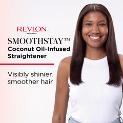 REVLON SmoothStay close-up of triple-coated coconut oil infused plates for reduced friction