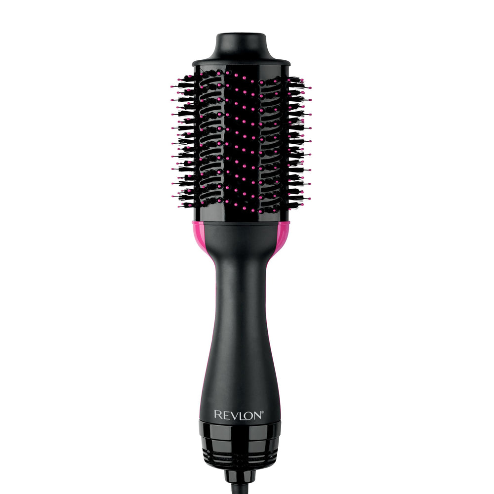 REVLON front view of volumizer showing full brush and barrel for easy styling