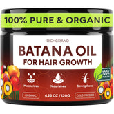 RICHGRAND jar front view showing pure Batana Oil for natural hair nurturing