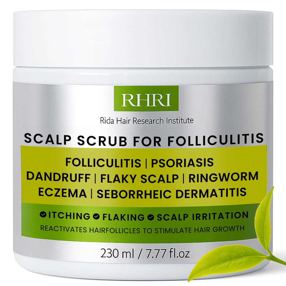 Rida Hair Research Institute front packaging showing product benefits and branding