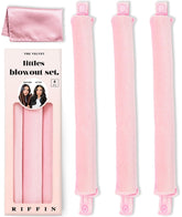 RIFFIN front packaging showing complete Littles heatless rods set and benefits