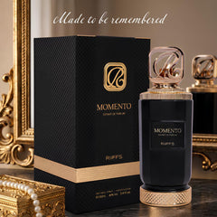 RiiFFS Momento premium box packaging indicating a stylish gift option
