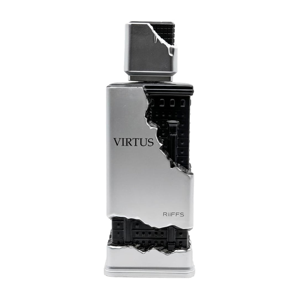 RiiFFS Virtus front bottle view showing elegant packaging and gifting appeal
