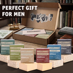 Rinse & Robust close-up of bar texture with walnut particles providing visible exfoliation