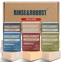Rinse & Robust front packaging showing set and handcrafted design for gift appeal