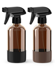 Rionisor amber glass front packaging showing two 8 oz bottles and caps, durable storage benefit