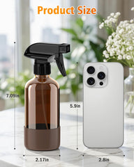 Rionisor nozzle detail highlighting adjustable spray head for fine mist or steady stream