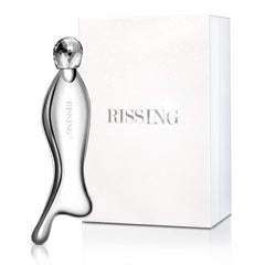 RISSING front view of four-tool set showing compact stainless gua sha benefits