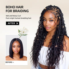 RIZZGYATT stylist installing braids demonstrating quick-installation benefit