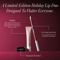 rms beauty Liplights Cream Lip Gloss open with doe-foot applicator for glossy hydration