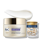 RoC jar front view showing product for firmer-looking neck