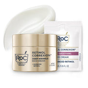 RoC front jar view showing clean packaging and quick benefits