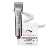 RoC bottle front view showing Fill+Treat serum for visible wrinkle plumping