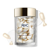 RoC jar front view showing capsules and clear anti-aging benefit