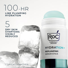 RoC close-up of stick texture highlighting concentrated hydration delivery