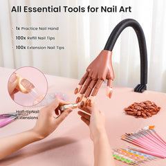 Rolybag finger joint detail showing lifelike flexibility for accurate work