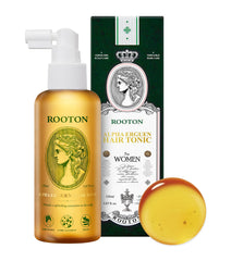 ROOTON front packaging showing bottle and product name, clear branding and benefits