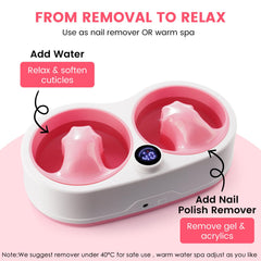 Rosiour detachable bowl removed for cleaning and convenience