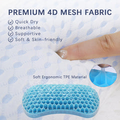 Roslim close-up of breathable 4D air-mesh fabric for quick drying comfort