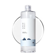 ROUND LAB 1025 Dokdo toner front bottle showing full size and packaging benefit