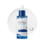ROUND LAB front bottle showing ampoule and clear hydrating benefits
