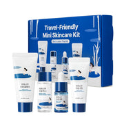 ROUND LAB front packaging of birch juice mini kit showing travel-ready set and convenience