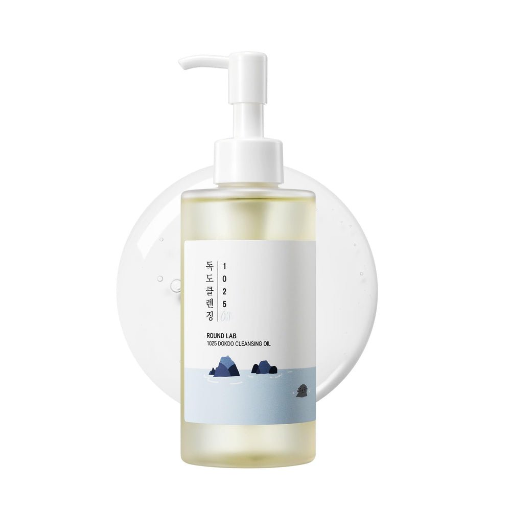 ROUND LAB bottle front view showing product and clear labeling for informed choice