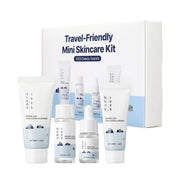 ROUND LAB front packaging of Dokdo mini kit shows compact travel-friendly set