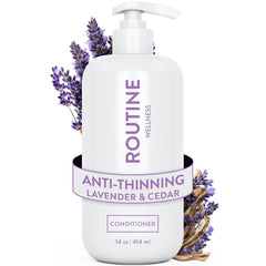 Routine Wellness front packaging showing lavender and cedar scent, attracts attention