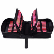 ROWNYEON front view of organized lipstick case showing neat storage benefit