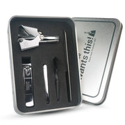 ROYAL Birdie front view showing compact metal body and cap for travel convenience