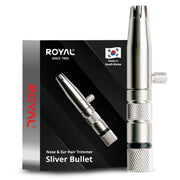 ROYAL ET-3 front view showing sleek stainless steel body and ergonomic grip benefit