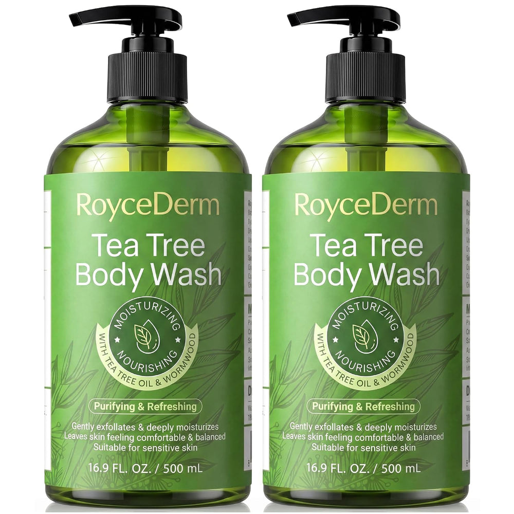 Roycederm front bottle showing label and clean presentation benefit