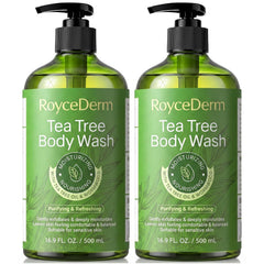 Roycederm front bottle showing label and clean presentation benefit