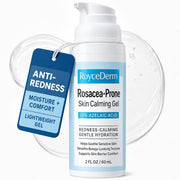 Roycederm front packaging showing 2 oz tube and clear labeling for redness relief