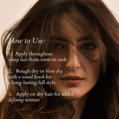 RŌZ in-use spraying roots to create lift and fuller hair