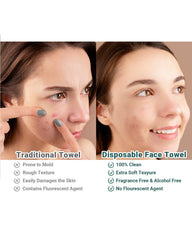 RUIJIU towel removing makeup wet, illustrating strong wet durability benefit