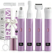 RUIM front view showing full 4-in-1 device and attachments for versatile grooming