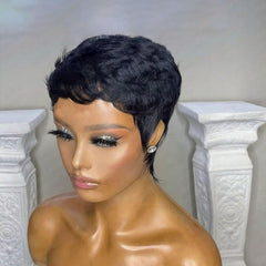 RUISENNA side profile emphasizing bangs and layered shape for flattering framing