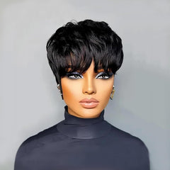 RUISENNA side profile with bangs highlights face-framing layers for flattering shape