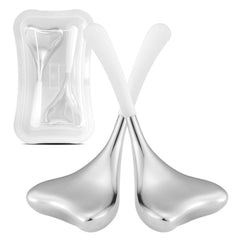 Running man cryo stick front product showing V-shaped cooling globes and handle for precise massage