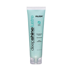 RUSK Deepshine front jar showing packaging and glossy hair benefit