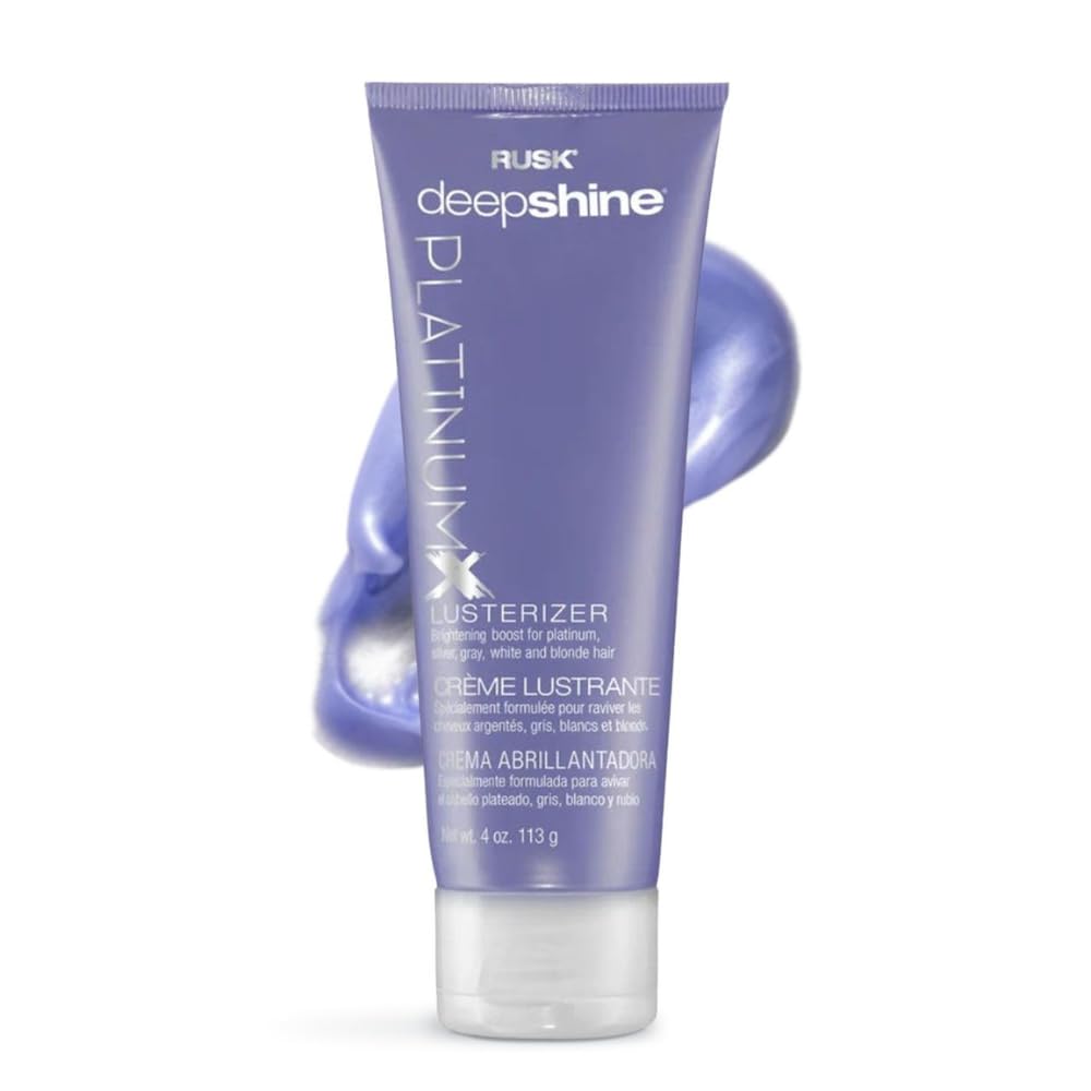 RUSK Deepshine front packaging showing 4 oz cream and brand for clear identification and shelf appeal