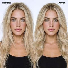 RUSK mousse being dispensed on hands for easy application