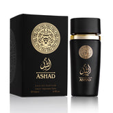 SAADAH bottle front view showing bold design and confident presentation